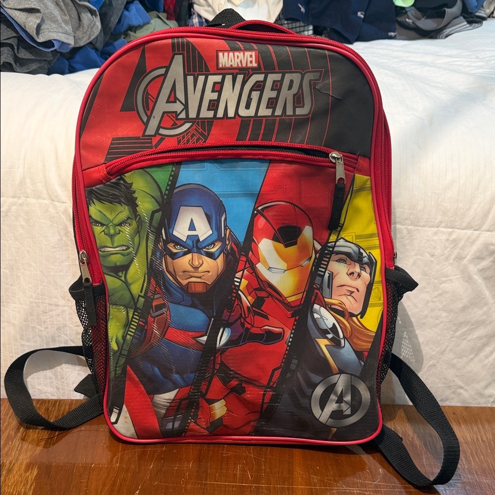 Marvel Avengers Red Kids Backpack
